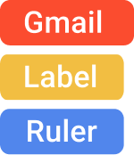 Gmail Label Ruler